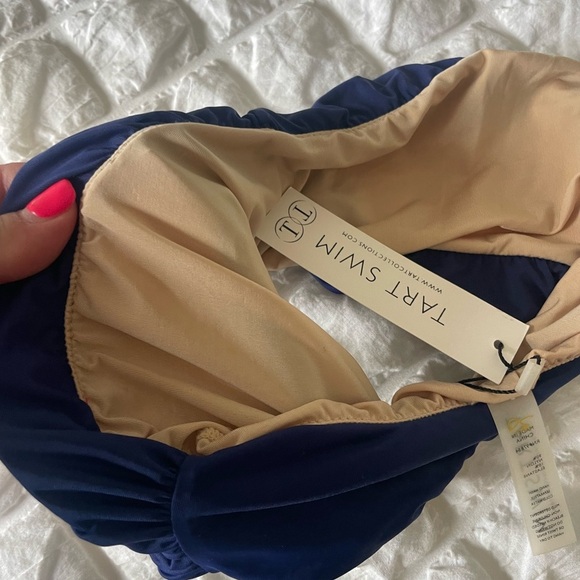 Tart Swim Navy bandeau swim top - Picture 7 of 7
